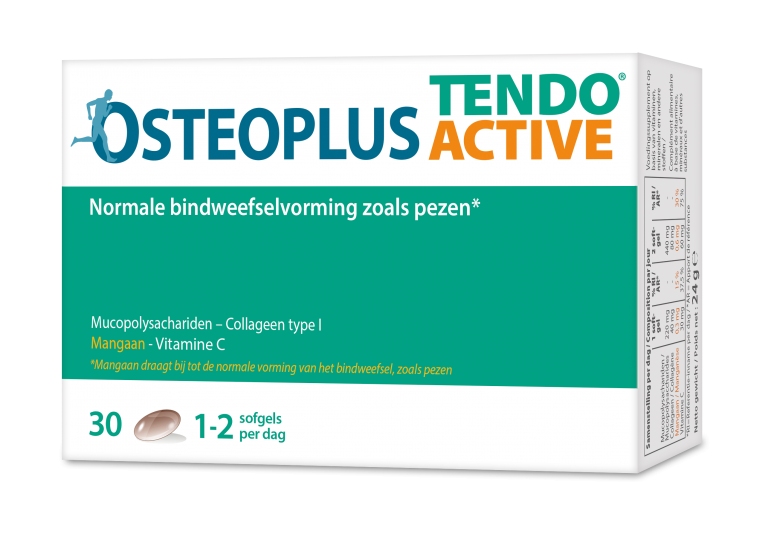 Osteoplus Tendoactive pour le maintien de la formation normale des tissus conjonctifs*, tels que tendons et ligaments.
