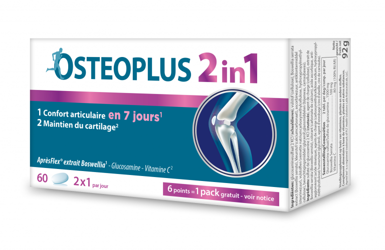 Osteoplus 2in1 pour le maintien du confort articulaire et de la mobilité en 7 jours**